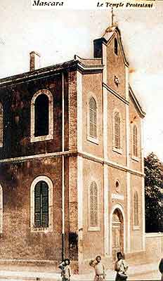 l'ancien temple protestant de Mascara en Algrie