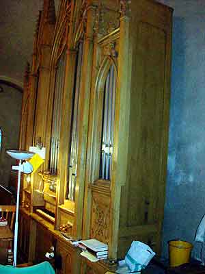 faade de l'orgue du temple luthrien de Lyon