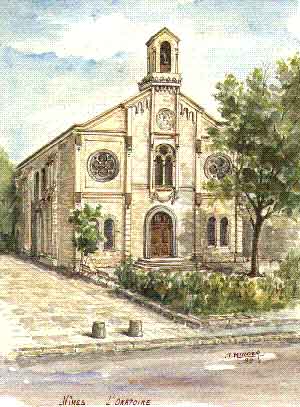 temple de l'Oratoire  Nmes par Mender