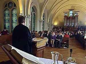 intrieur du temple des Batignolles