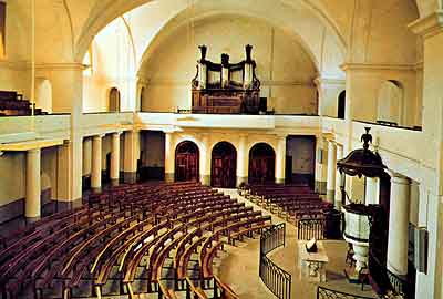 intrieur du temple d'Anduze