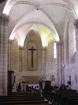 intrieur du temple d'Angers