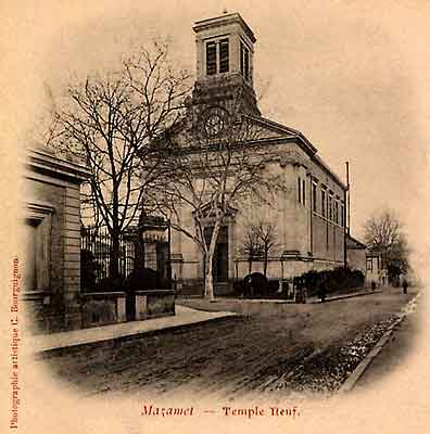 vue extrieure du temple neuf vers 1900